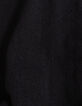 Schwarze weite Mädchenjeans mit Falten und Schleifen-9