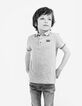 Graues Kinder-Poloshirt aus Biobaumwolle-6