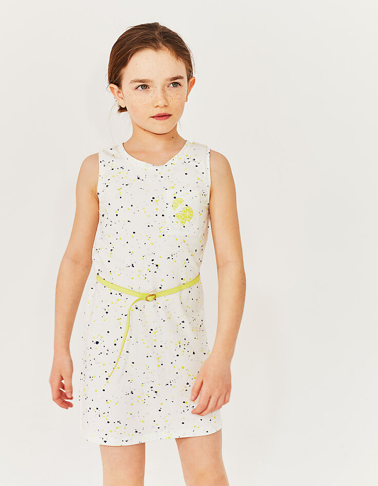 Robe imprimée fille -1