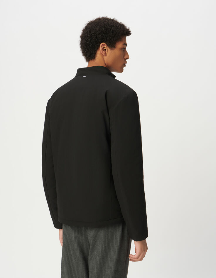 Sous-doudoune noire col montant Homme-3 Sous-doudoune noire col montant Homme-3