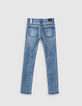 Vaquero skinny medium blue niño -3