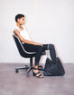Bolso cubo 1440 negro cuero L-6