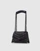 Sac THE 1 Timeless noir cuir matelassé Taille S Femme-4