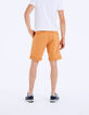 Bermuda chino slim mandarine Homme-3