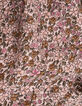 Rosa Mädchenkleid Herbstblumenprint-6