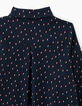Robe-chemise navy imprimé éclairs fille-6