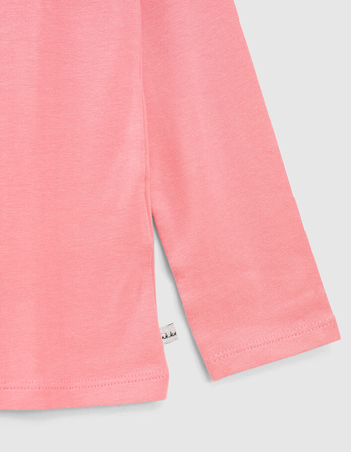 Leuchtend rosa Mädchenshirt mit Prinzessinnen-Katze-6