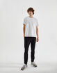 Jogpant SLIM gris prince-de-galles IKKS BETTER Homme-5