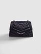 THE 1. Tasche schwarz gestepptes Leder Gr&ouml;&szlig;e M Damen-1