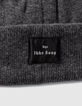 Gorro gris punto máscara recortada niño-6