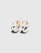 Baskets beiges et marine New Balance 327 Homme-9