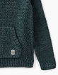 Boys’ emerald high neck knit sweater-5