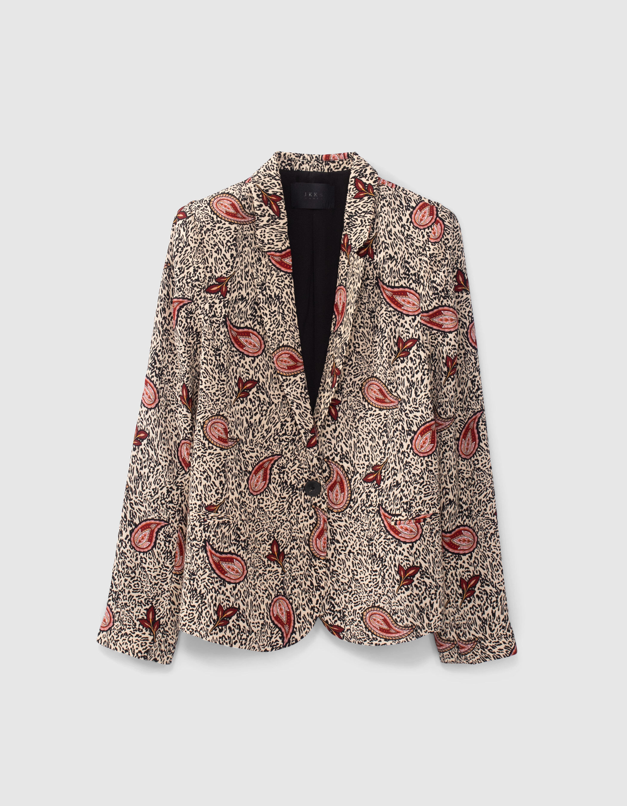 Veste de costume crue recycl e l o cachemire Femme