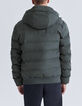 Pufferjas grijs gespikkeld nylon WATERPROOF BREATHABLE-3