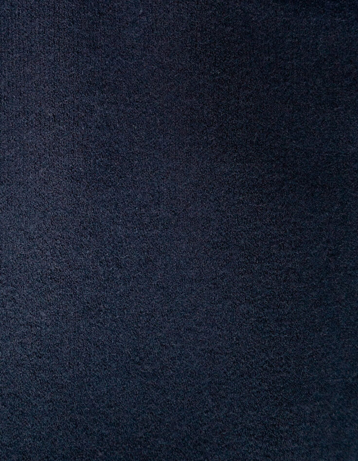 Pull marine tricot col marin fille-6