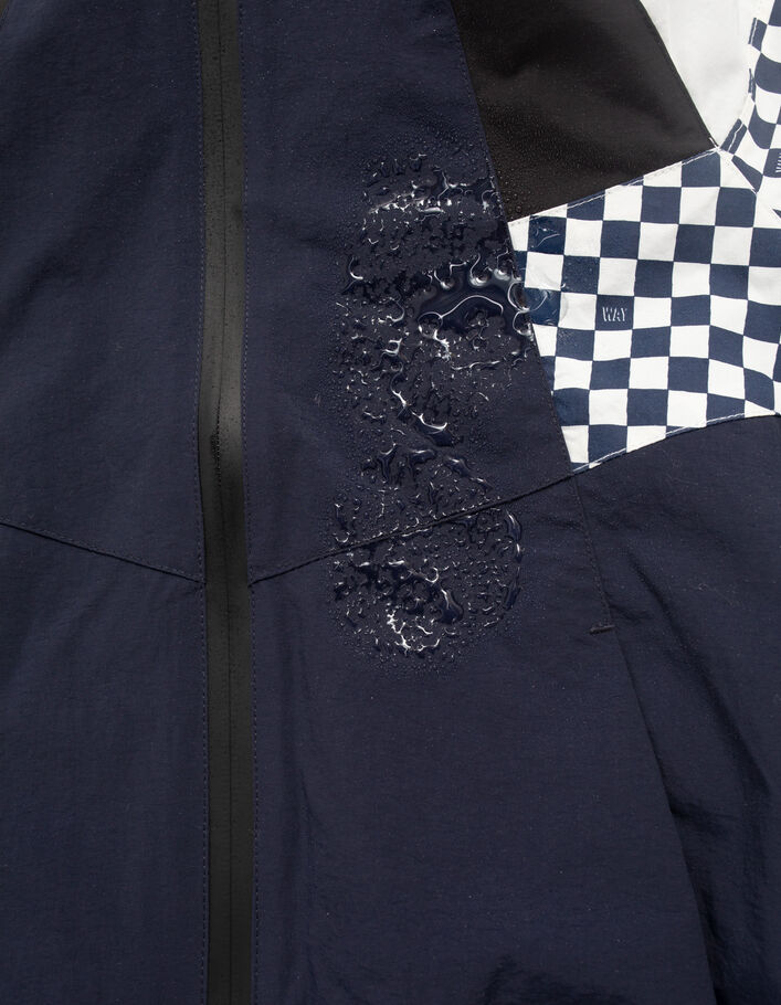 Jungenblouson in Marineblau, Schwarz und Cremeweiß - IKKS