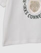 T-shirt écru coton bio tigre-masque lenticulaire garçon-6