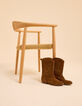 Boots santiags camel cuir velours I.Code-2