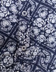Marineblaues Kleid  Blumendruck Vorderteil M&auml;dchen-6
