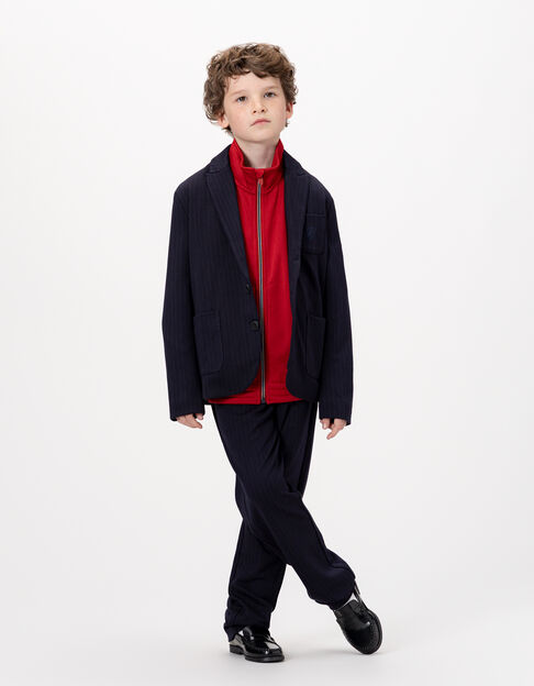 Veste de costume marine rayures tennis garçon - IKKS