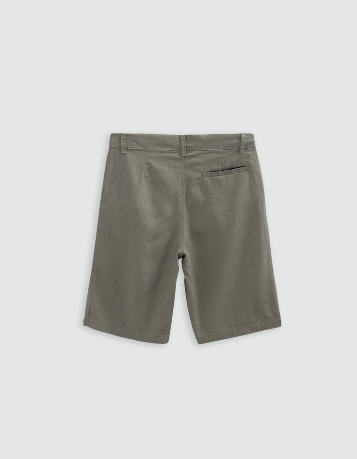 Bermuda CHINO kaki garçon-6