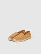 Beige Herren-Espadrilles aus Veloursleder-2