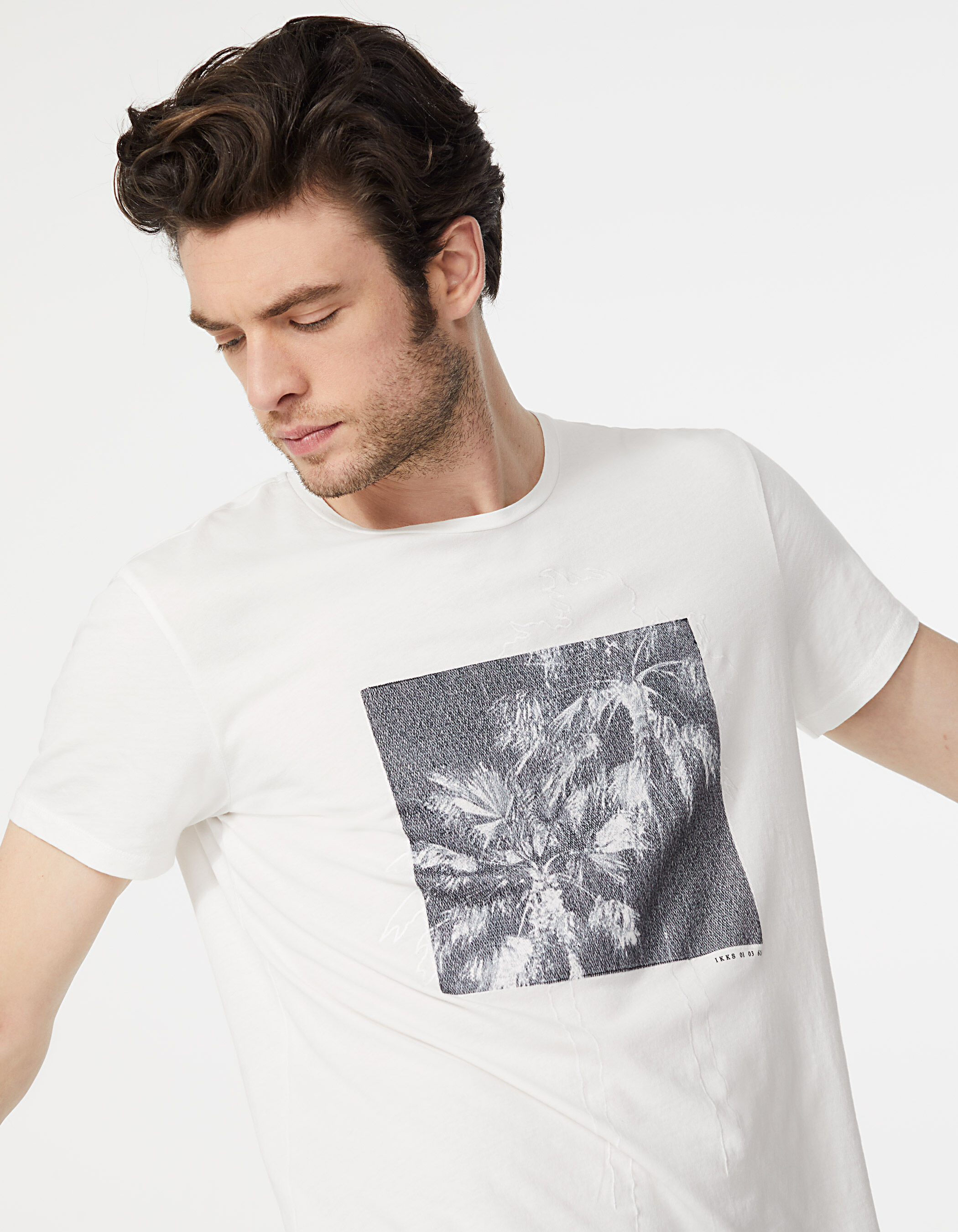 Off white t shirt cheap homme