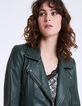 Glad leren damesjack-4