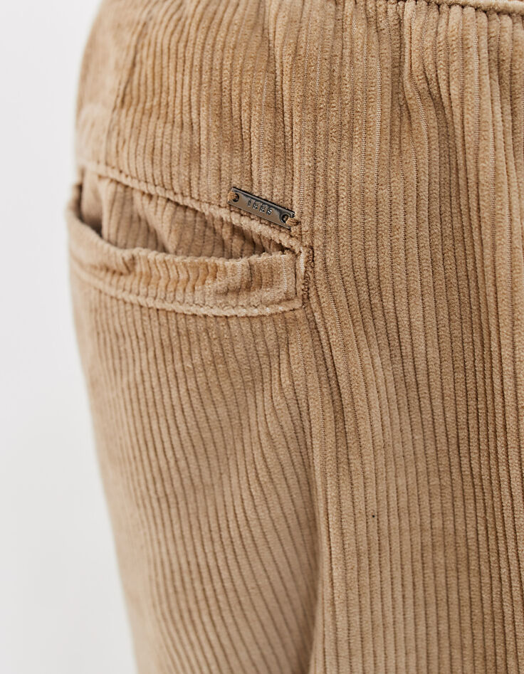 Jogpant beige de pana Hombre-5
