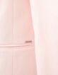Women’s cotton gabardine suit jacket+pin badges-3