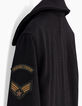 Caban gris à col tailleur et capuche garçon-5