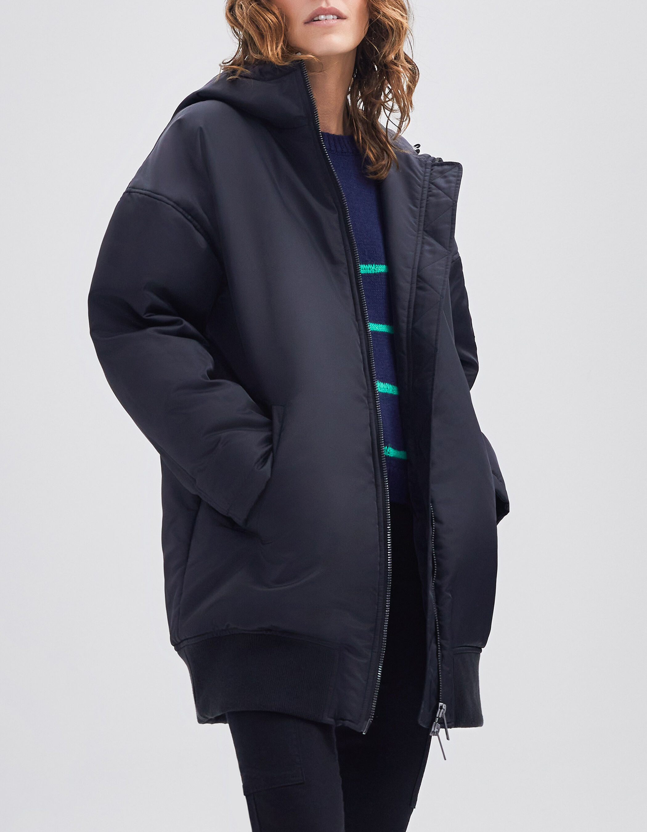 Bomber a capuche new arrivals femme