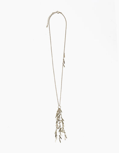 Collier sautoir antik gold pampilles femme - IKKS