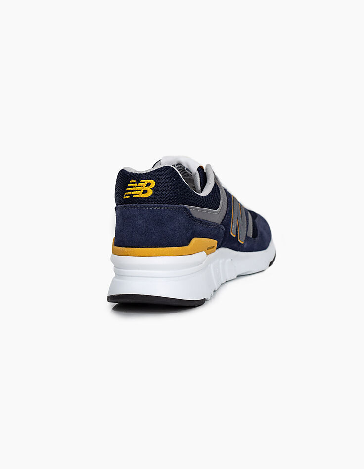 Tennis NEW BALANCE bleu et jaune Homme-3