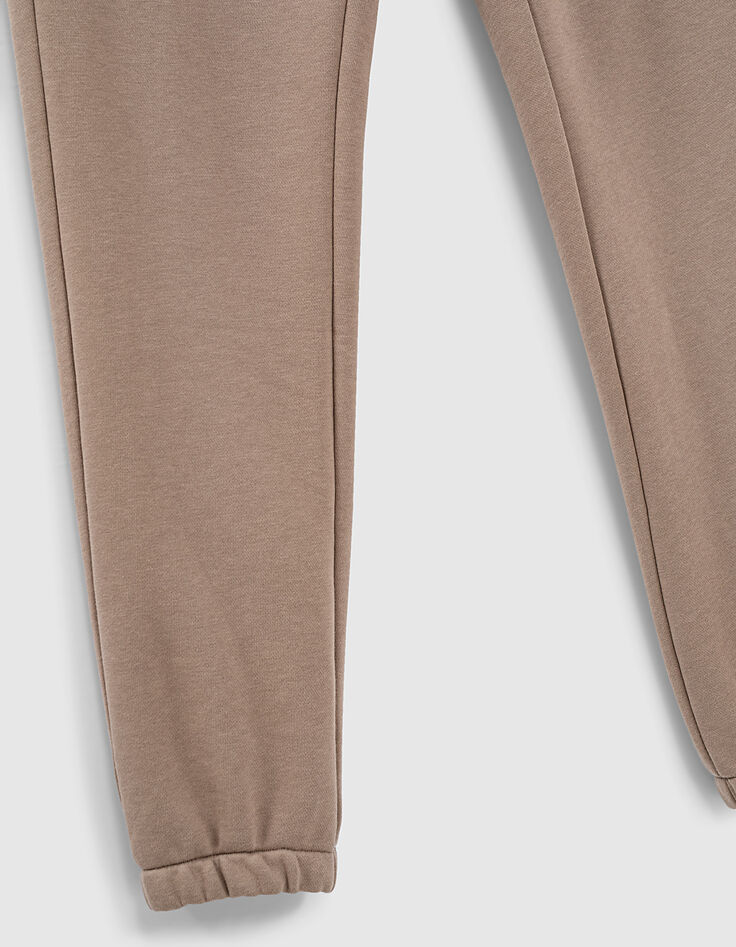 Jogging marron clair bio élastiqué Homme-3