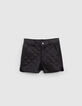 Schwarze Mädchensteppshorts Mini Me-1