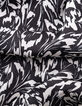 Schwarzes Top LENZING™ ECOVERO™ minimal Blumenprint Damen-6