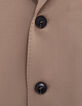Men’s coffee knitlook suit jacket-5