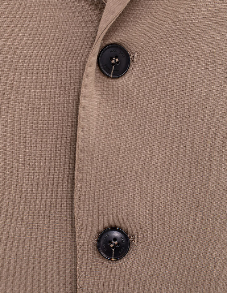 Men’s coffee knitlook suit jacket-5