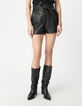 Short cuir d'agneau femme-2