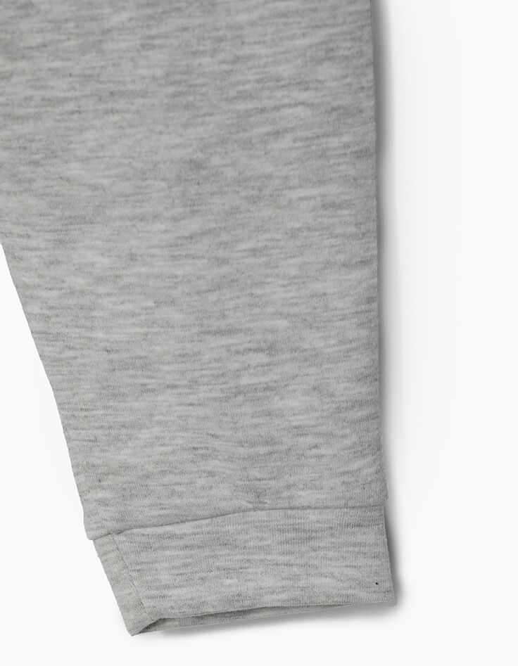 Pantalon molleton gris et navy b&eacute;b&eacute; gar&ccedil;on -4