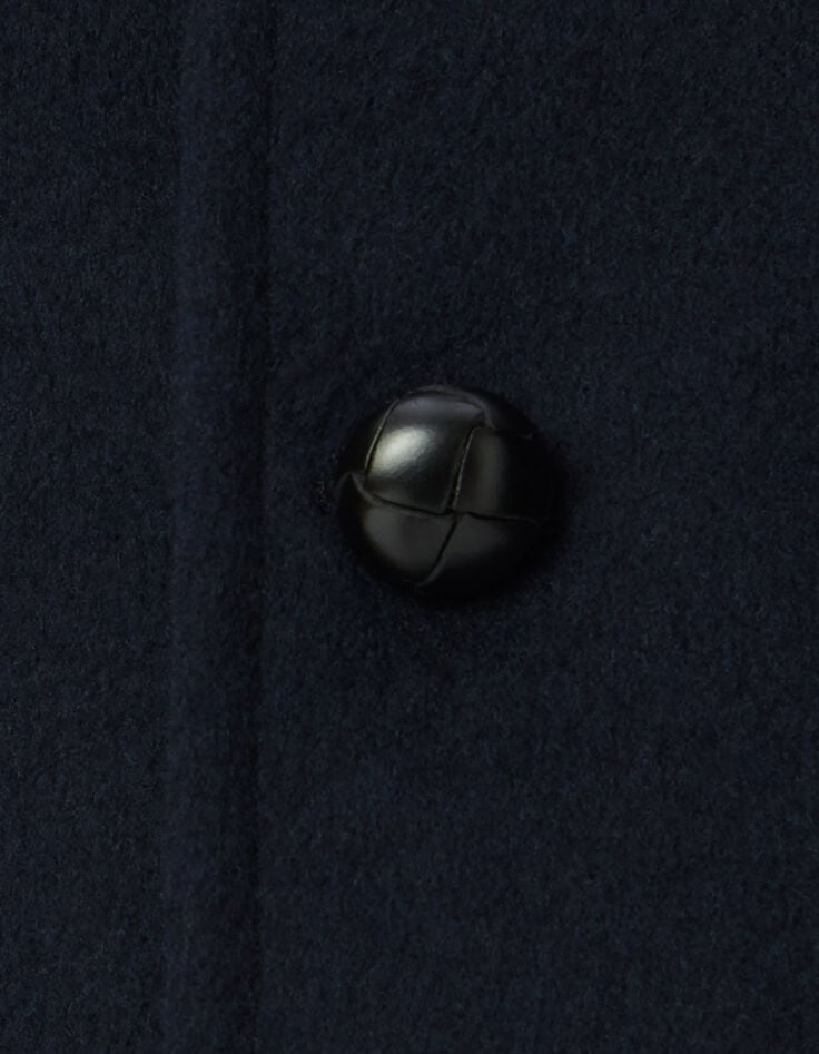 Heren peacoat van marineblauwe wol-8 Heren peacoat van marineblauwe wol-8