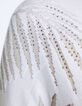 Pull maille tricot apport soie palmiers femme-4