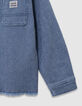 Blaues Jeanshemd mit Fransenrand f&uuml;r die Jungen-4