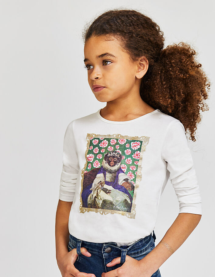 Girls’ monkey Tshirt