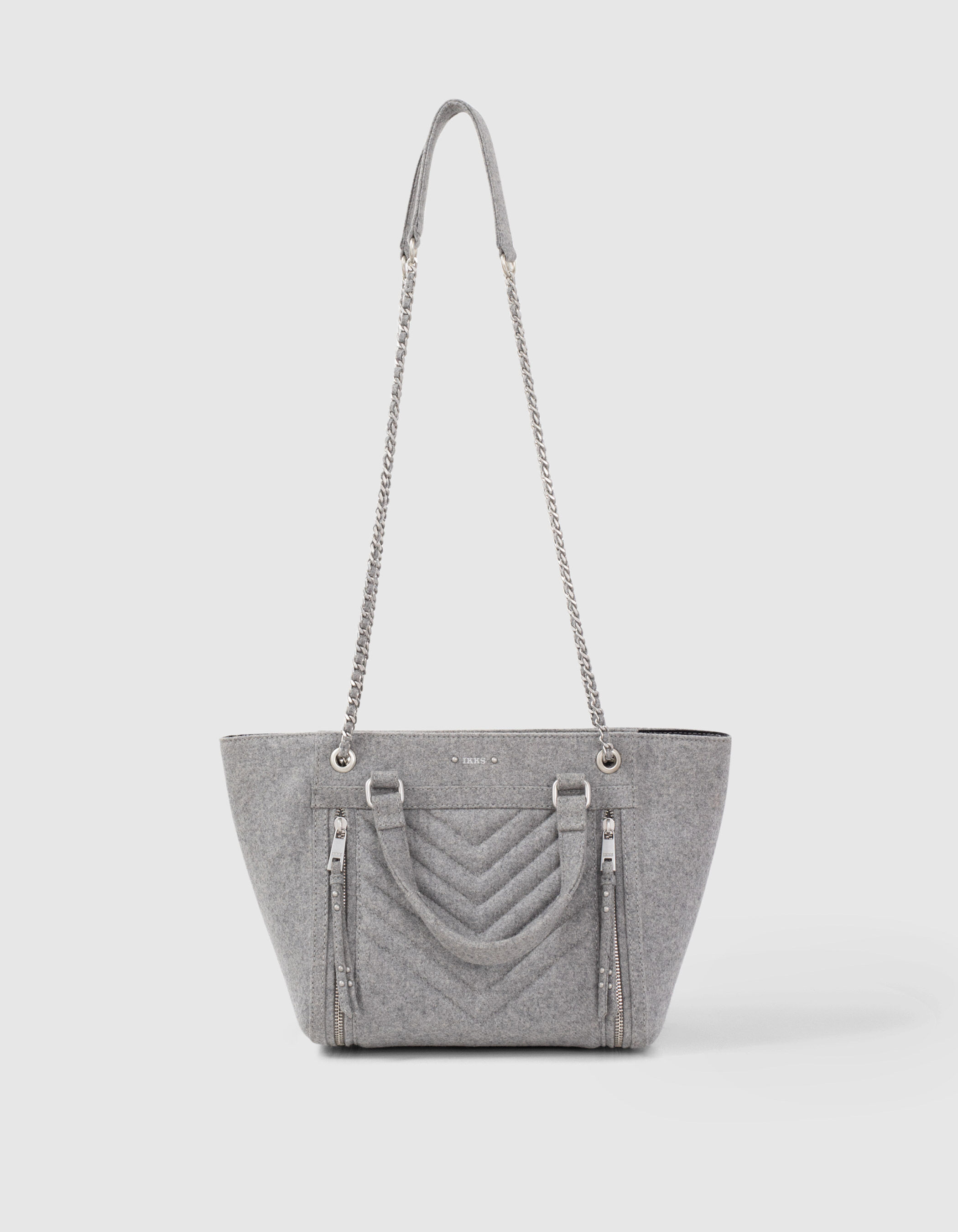 Women s Manteco chevron wool MEDIUM 1440 tote bag