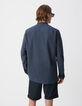 Tunique REGULAR encre motif rayures Homme-3