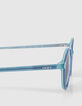 Lunettes solaires bleu persan-4