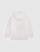 Sweat blanc cass&eacute; mix molleton maxi broderies gar&ccedil;on-3