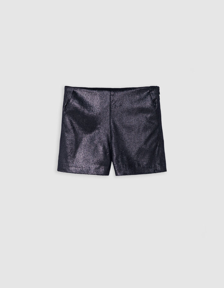 Pantalones cortos negros iridiscentes-4